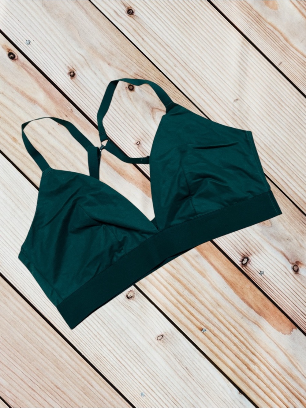 Auden S green triangle bralette